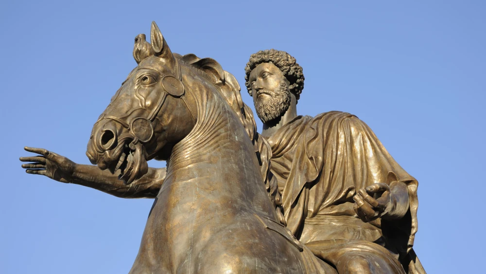 Foto de Marco Aurelio, imperador romano, ícone do Estoicismo
